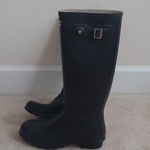 Hunter Women's Original Tall Black Rain Boots